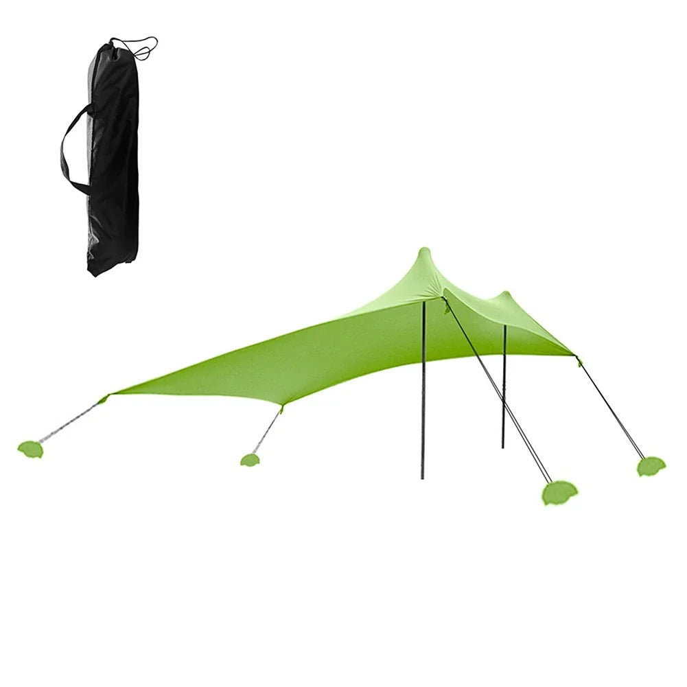 Draagbare Strandtent – UPF50+ Zonnescherm & Windbestendig