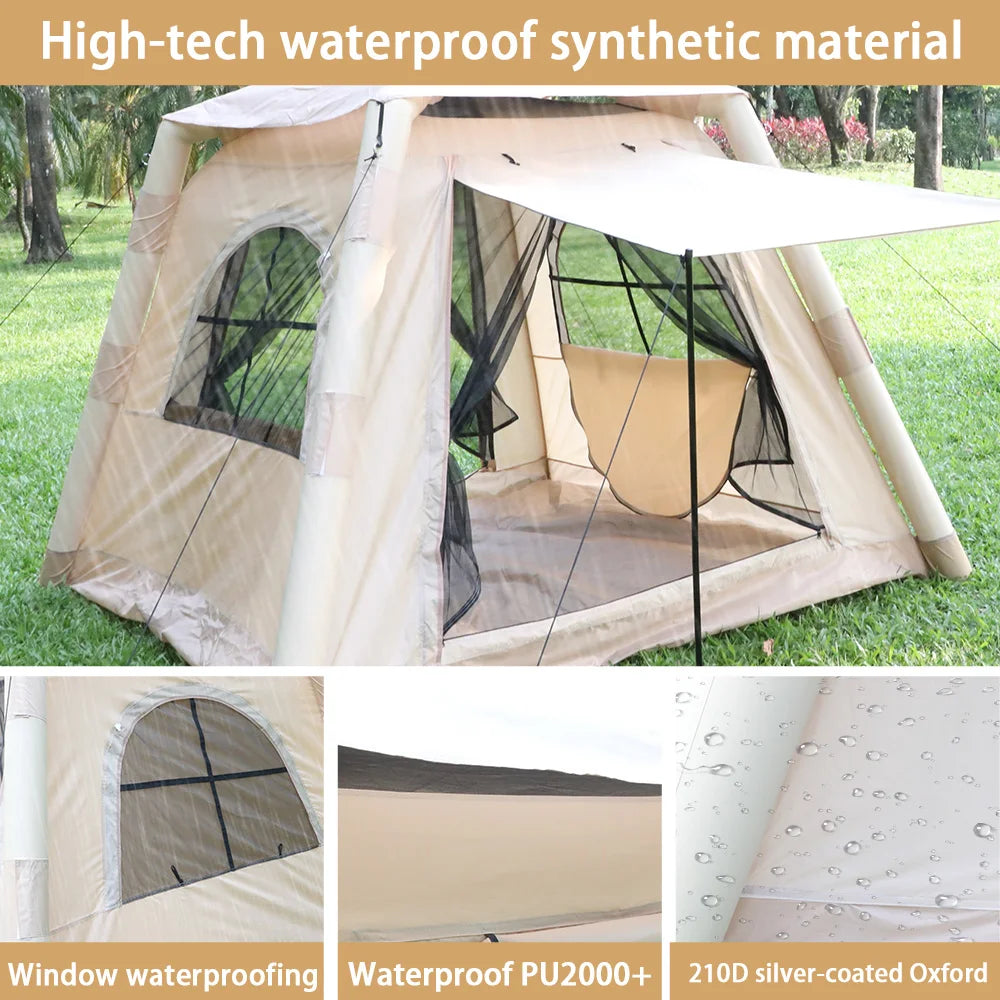 Opvouwbare Opblaasbare Outdoor Tent - Automatische Zon- en Regenbestendige Kampeertent