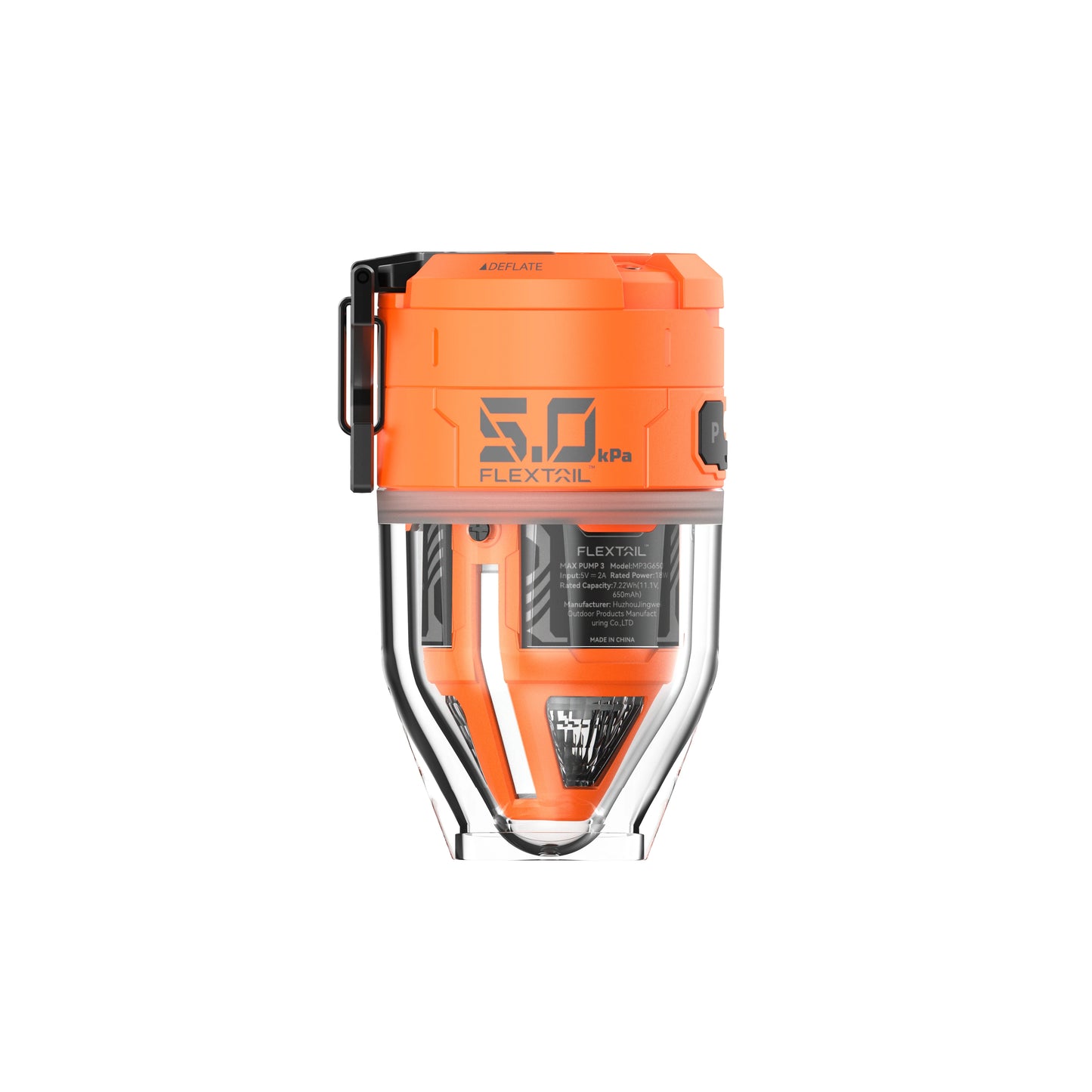 MAX PUMP 3 | Draagbare Elektrische Luchtpomp met 3 Verlichtingsmodi voor Luchtbedden, Slaapmatten en Vacuümzakken