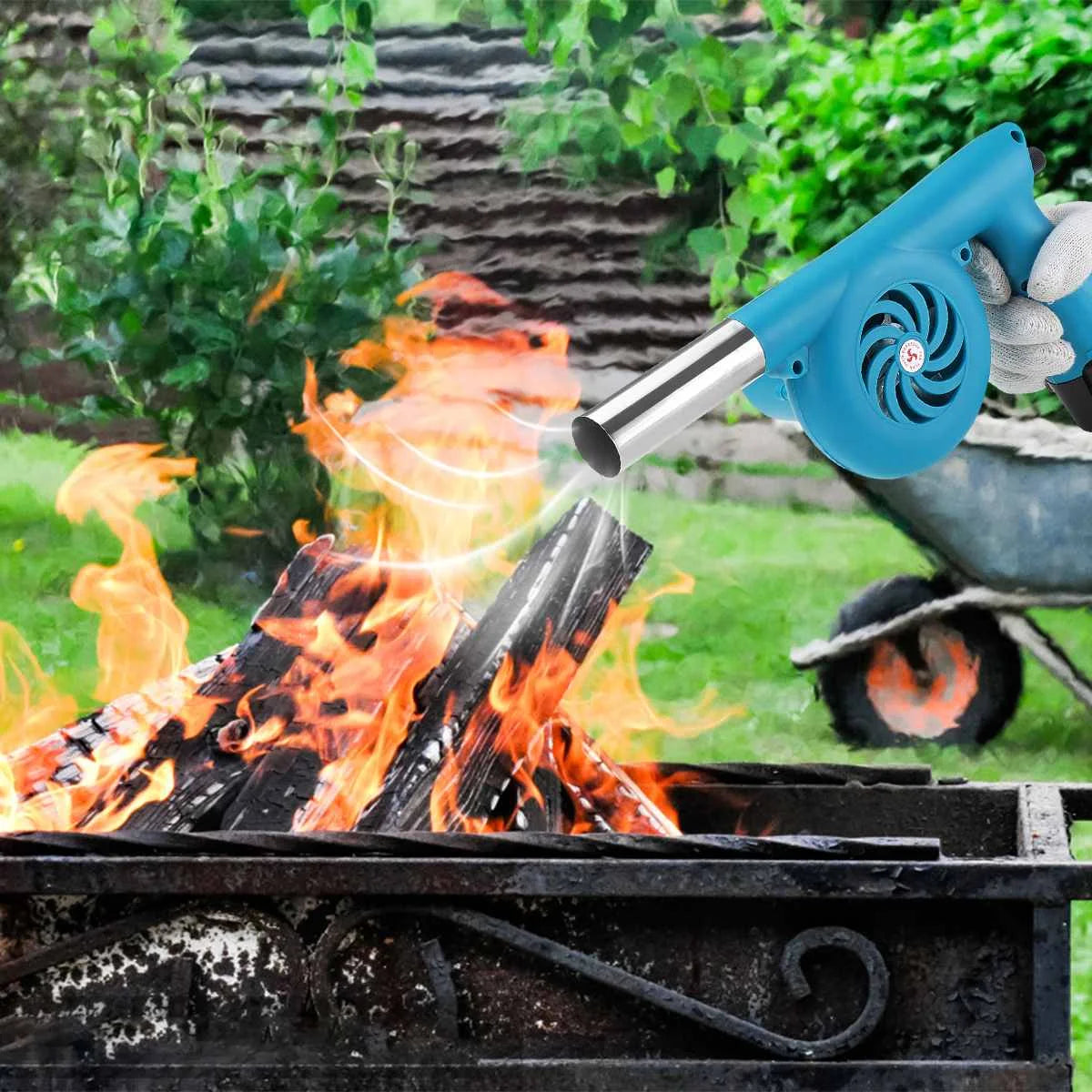 Draagbare Elektrische BBQ Ventilator | Handventilator voor Barbecue & Koken