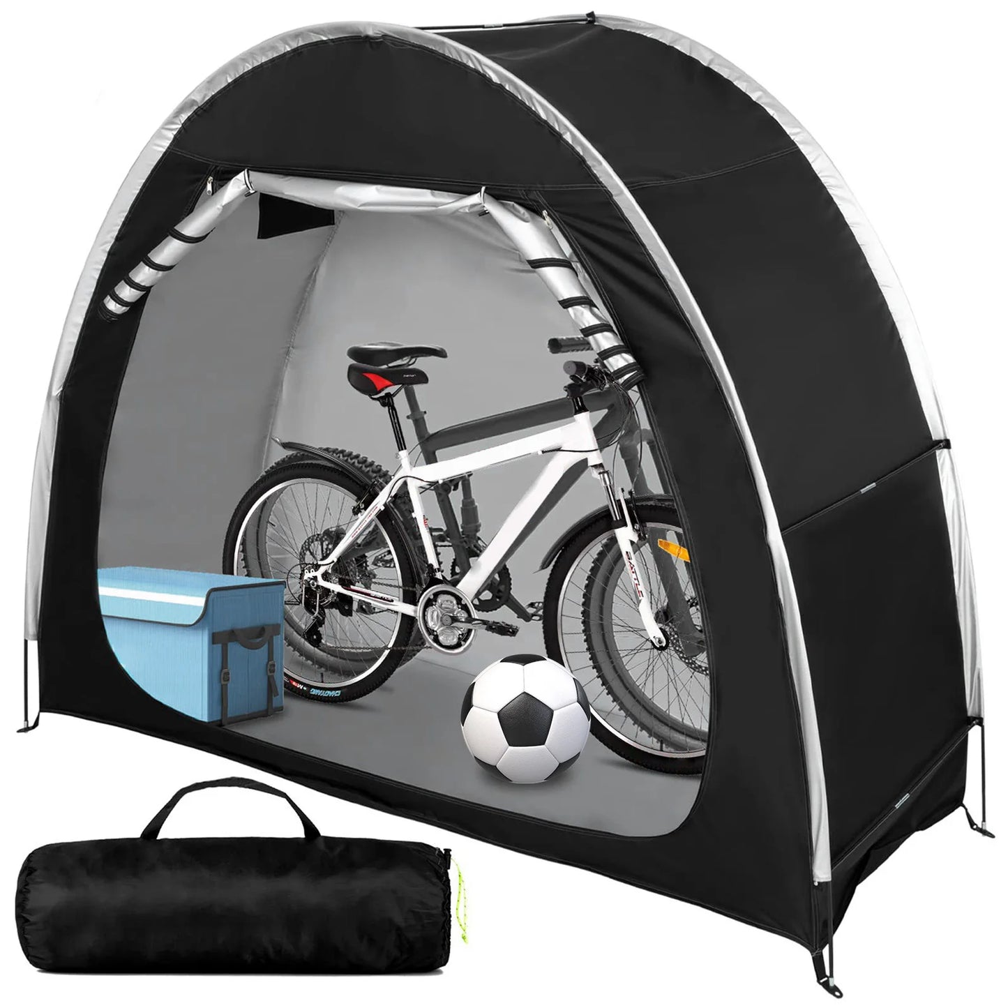 Opvouwbare Waterdichte Fiets- en Outdoor Opslagtent – 200x80 cm – Weerbestendig en Draagbaar