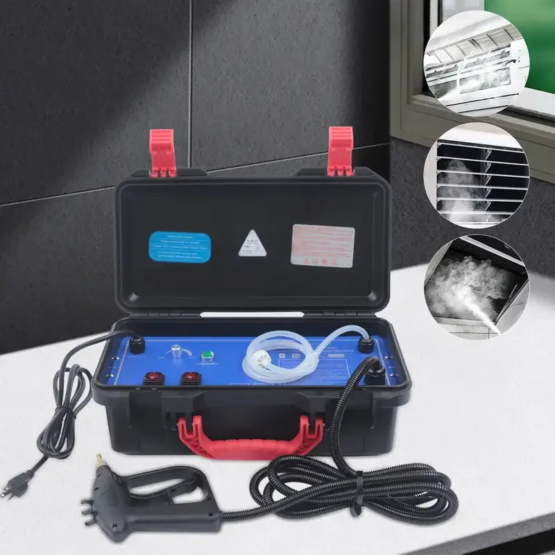 Professionele 3000W Stoomreiniger – Instelbare Stoomfunctie – Voor Keuken, Auto, Airco & Badkamer