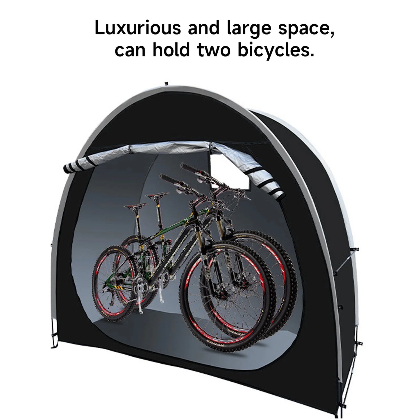 Opvouwbare Waterdichte Fiets- en Outdoor Opslagtent – 200x80 cm – Weerbestendig en Draagbaar