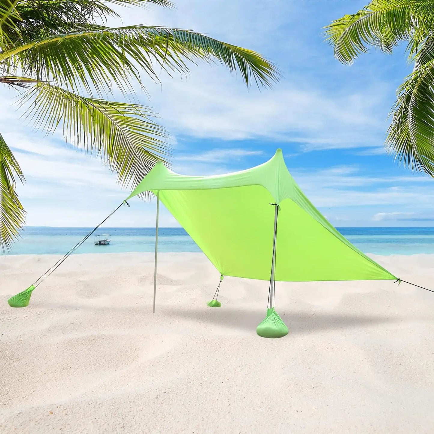 Draagbare Strandtent – UPF50+ Zonnescherm & Windbestendig