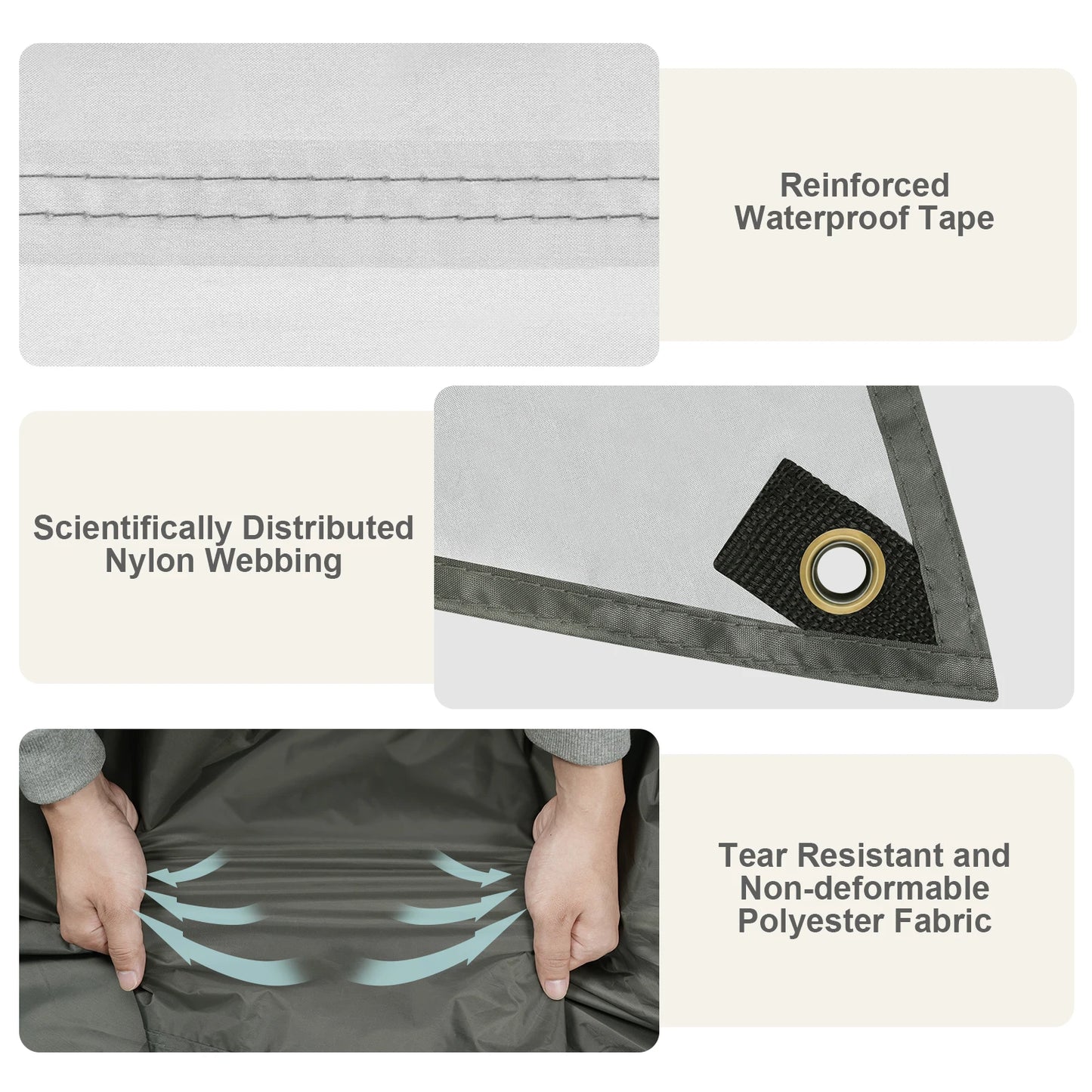 Outdoor Beschermende Camping Waterdichte Tarpaulin – UV & Regenbestendig