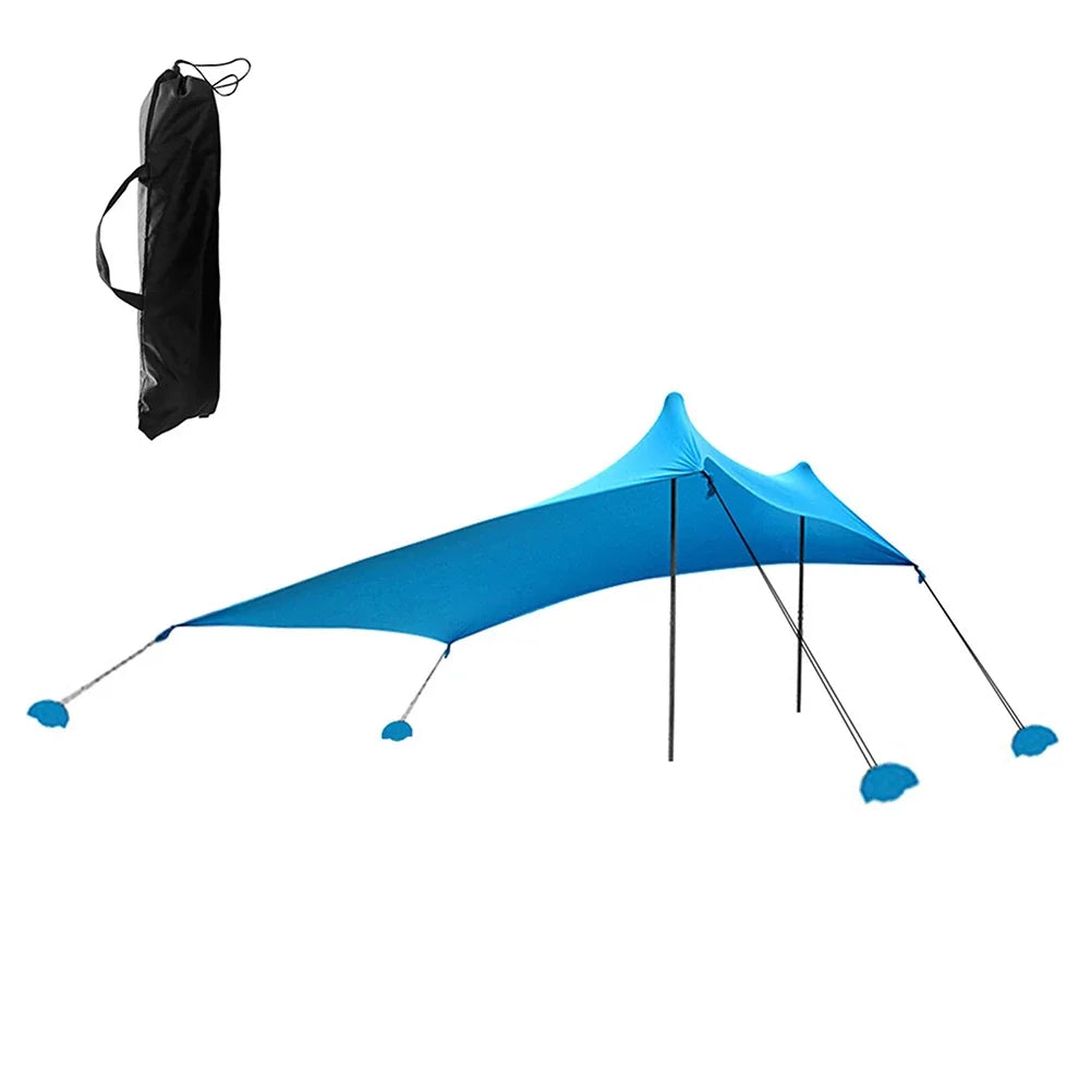 Draagbare Strandtent – UPF50+ Zonnescherm & Windbestendig