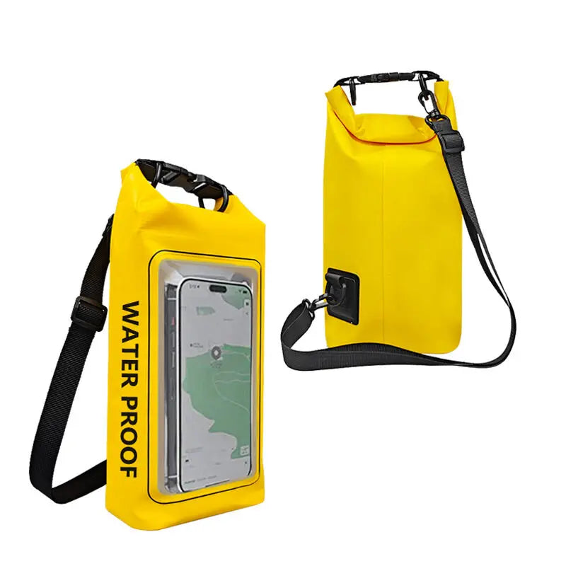 2L Droogzak met Touchscreen – Waterdichte Tas voor Trekking, Raften, Surfen & Kajak – Outdoor Sporttassen Campinguitrusting