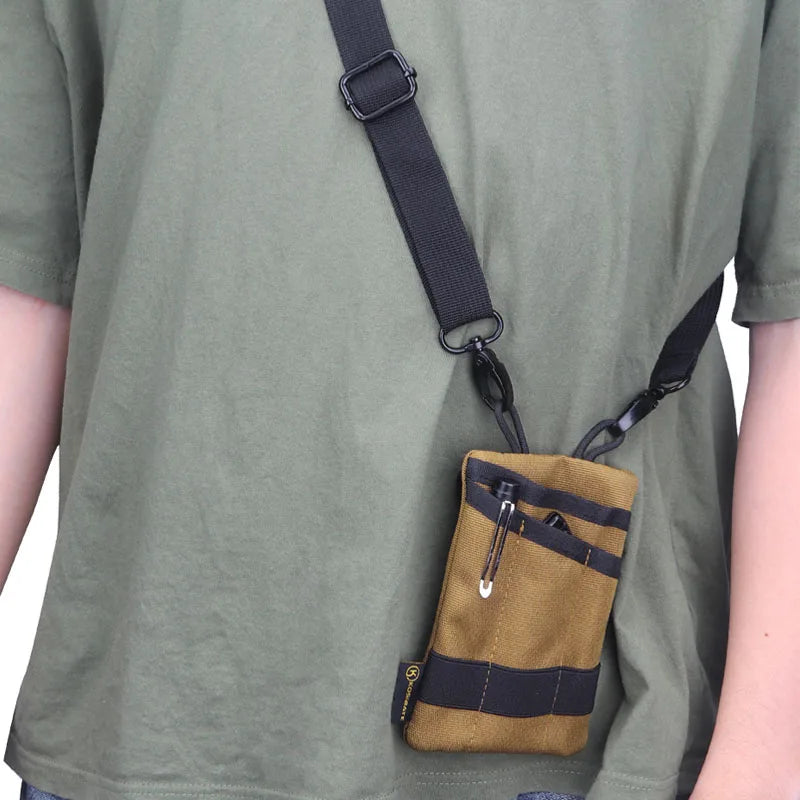 Kosibate Tactical EDC MOLLE Pouch - Mini Wallet en Sleutelhouder voor Outdoor, Camping en Hiking