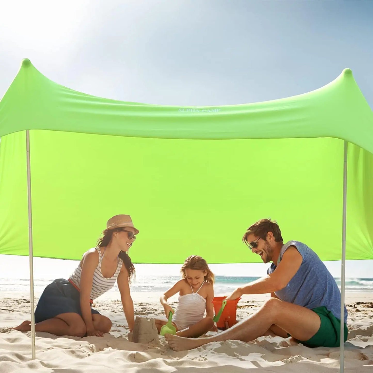 Draagbare Strandtent – UPF50+ Zonnescherm & Windbestendig