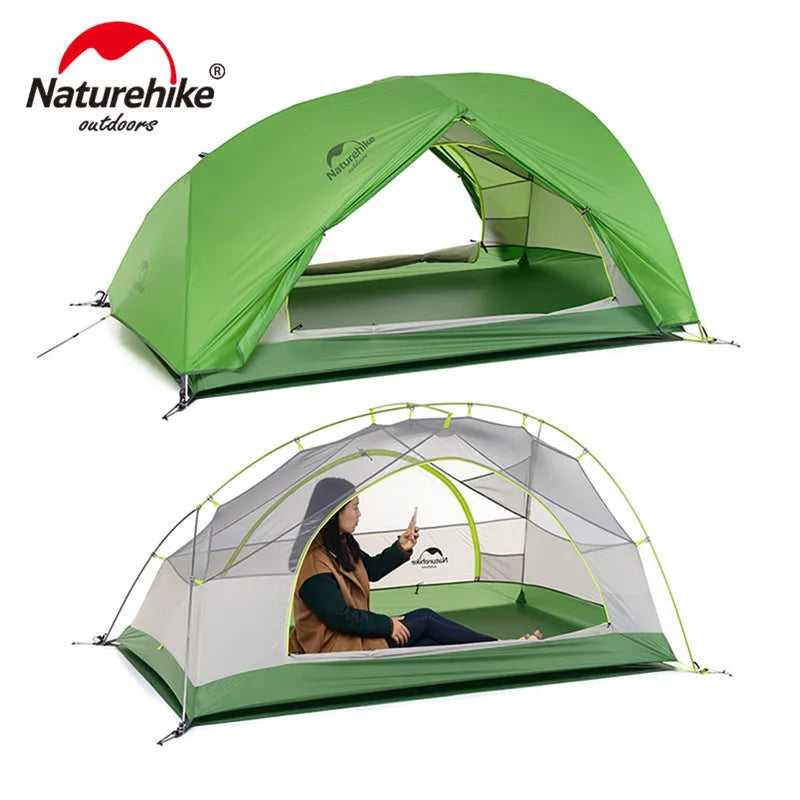 Naturehike Star River 2-Persoons Ultralichte Trekkingtent – 4-Seizoenen Waterdicht – 20D Silicone Nylon
