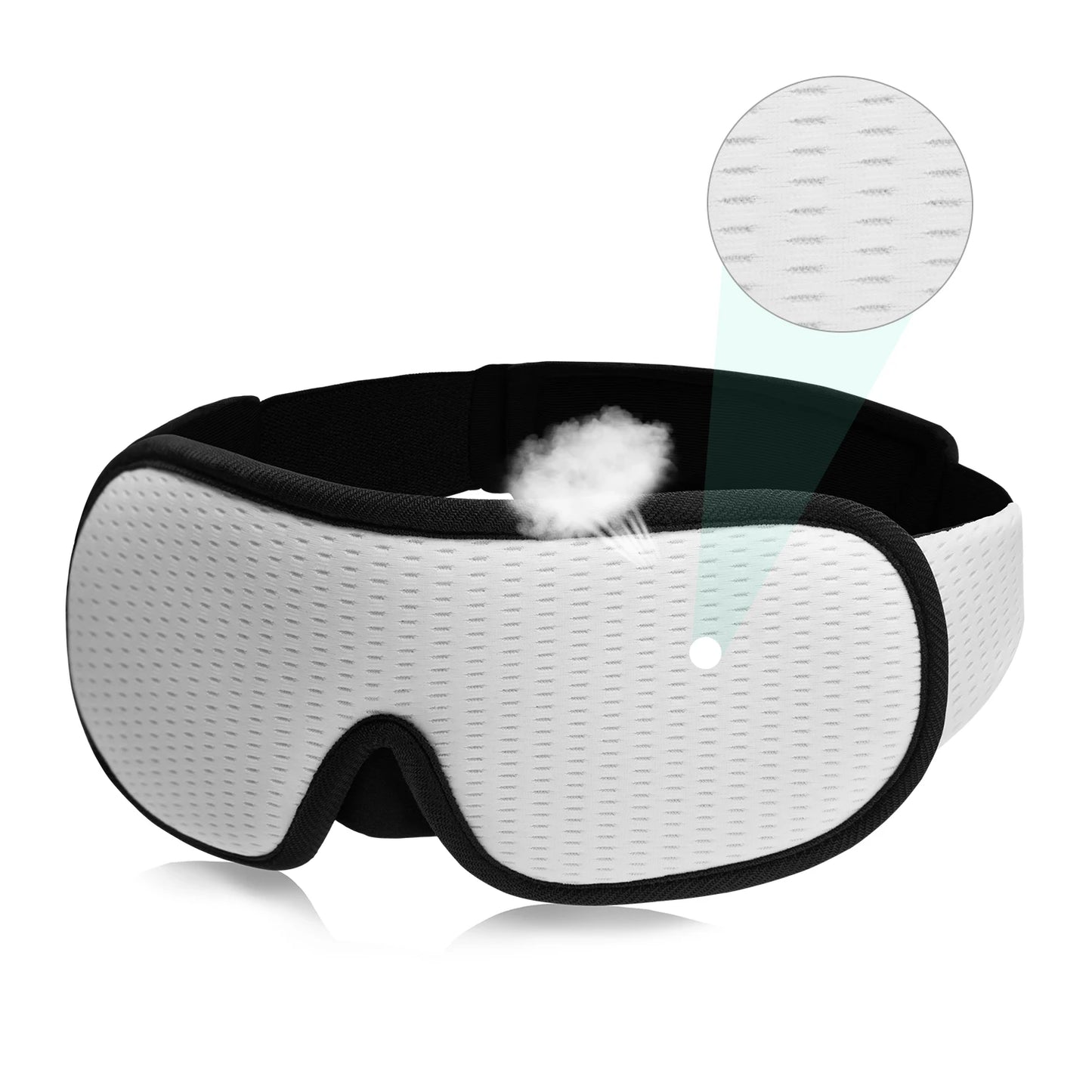 3D Slaapmasker - Blokkeer Licht, Zachte Gevoerde Oogmasker voor Slaap, Reis, en Ontspanning