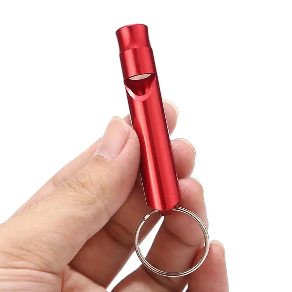 Outdoor Multifunctionele Aluminium Fluit met Sleutelhanger, Mini SOS Fluit voor Survival, Noodhulp en Avonturen