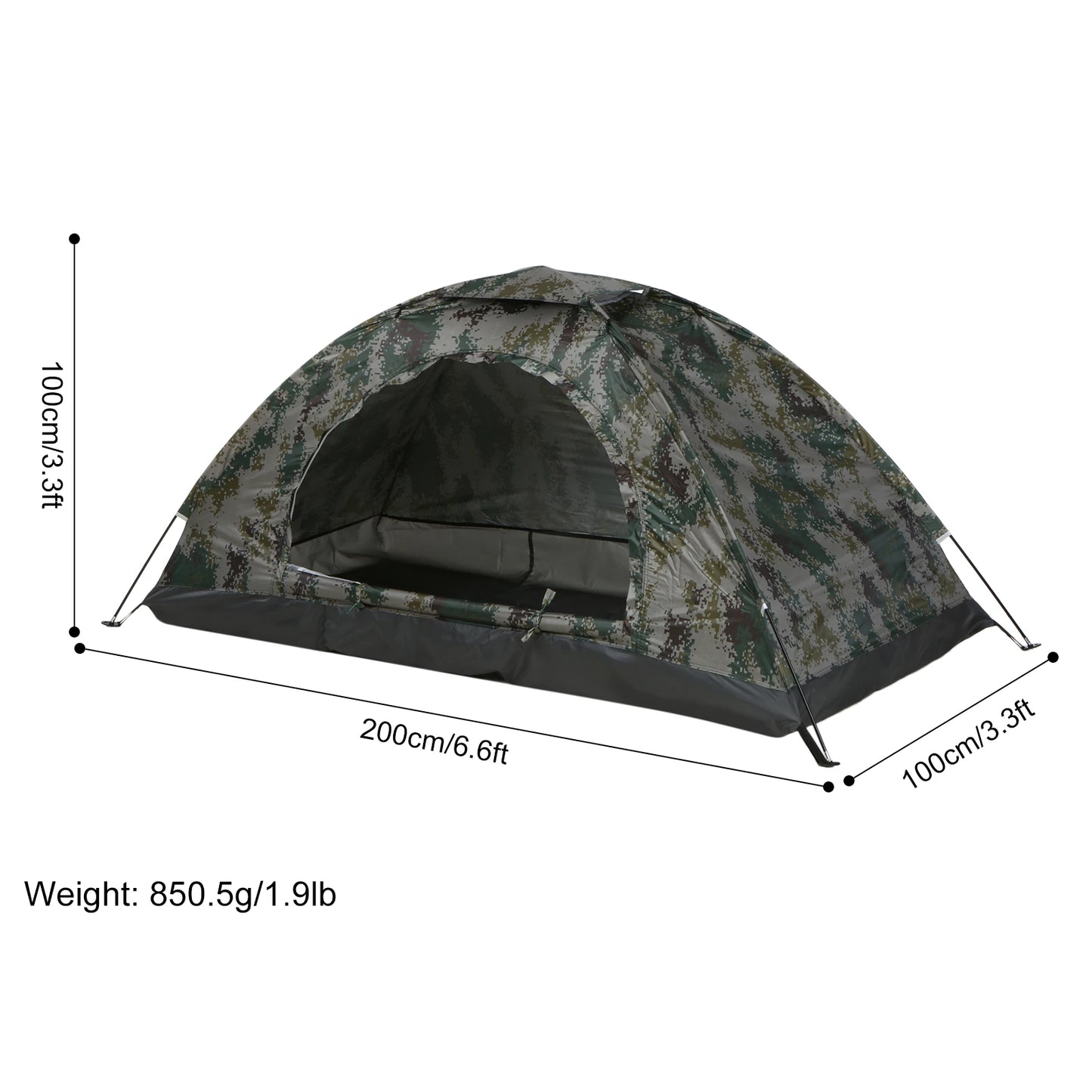 Outdoor Tent - Lightweight Tent with UV Protection and Insect Screen - Waterproof