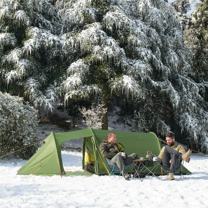 Naturehike Opalus 20D Tunnel Tent – 2-4 Persoons Ultralichte Waterdichte Campingtent