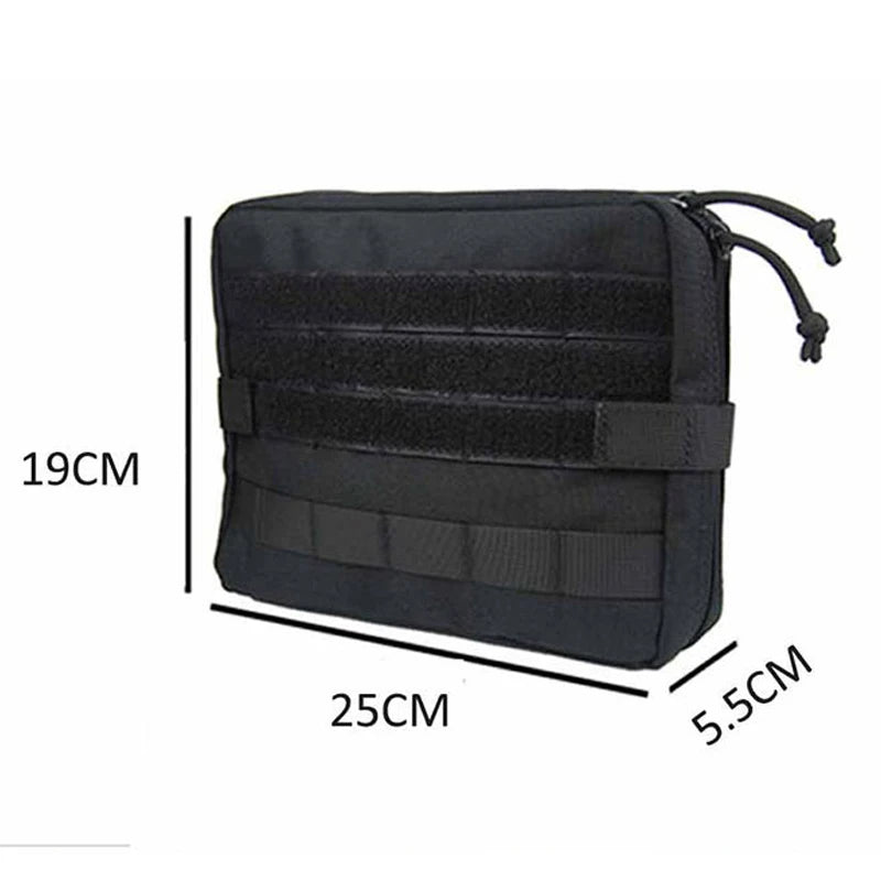 EDC Tactical MOLLE-Tasche – multifunktionale wasserdichte Nylontasche für Outdoor-, Sport- und medizinische Werkzeuge