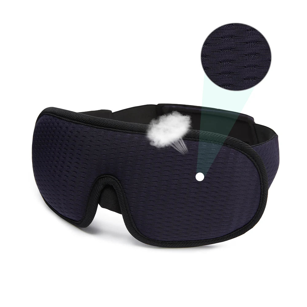 3D Slaapmasker - Blokkeer Licht, Zachte Gevoerde Oogmasker voor Slaap, Reis, en Ontspanning