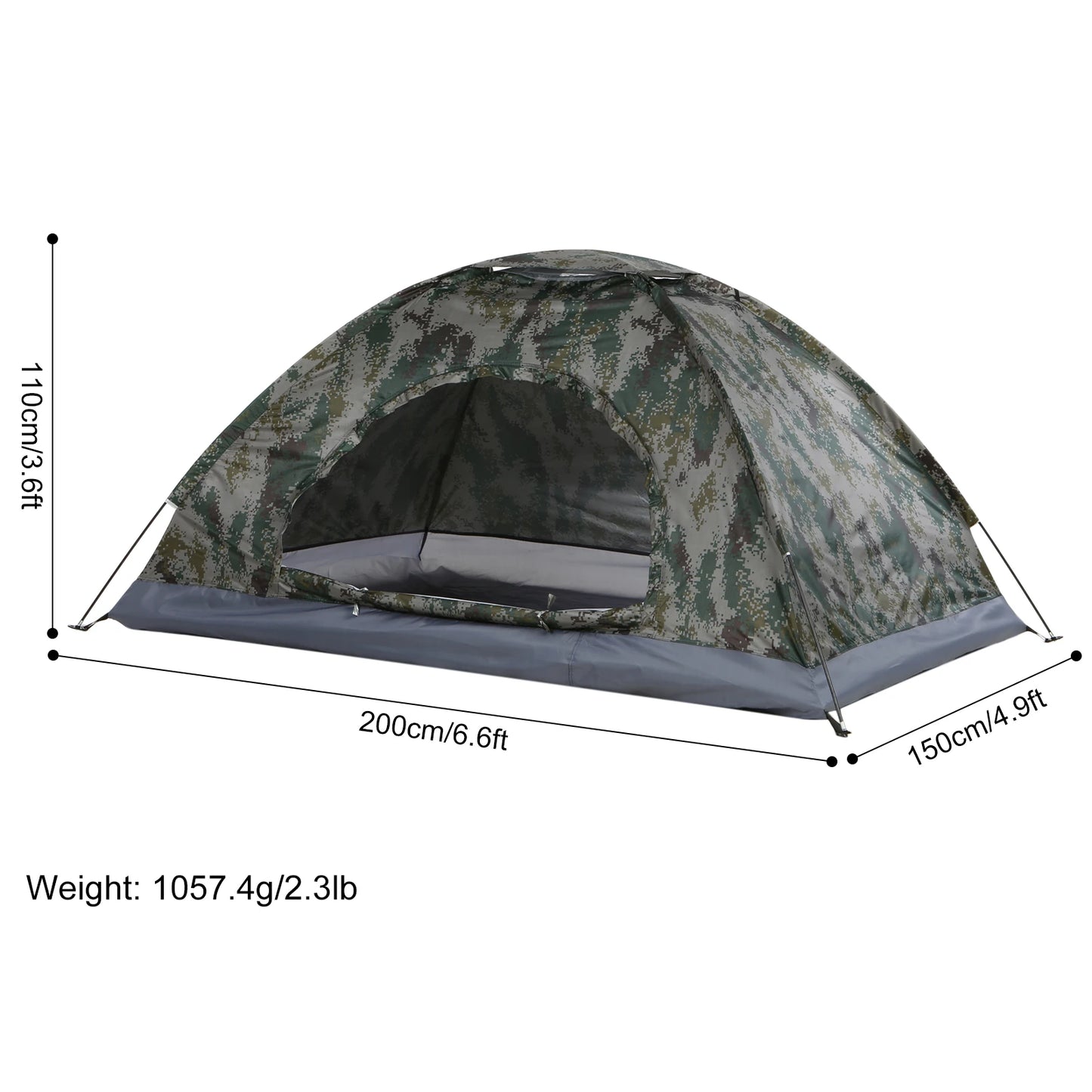 Outdoor Tent - Lightweight Tent with UV Protection and Insect Screen - Waterproof