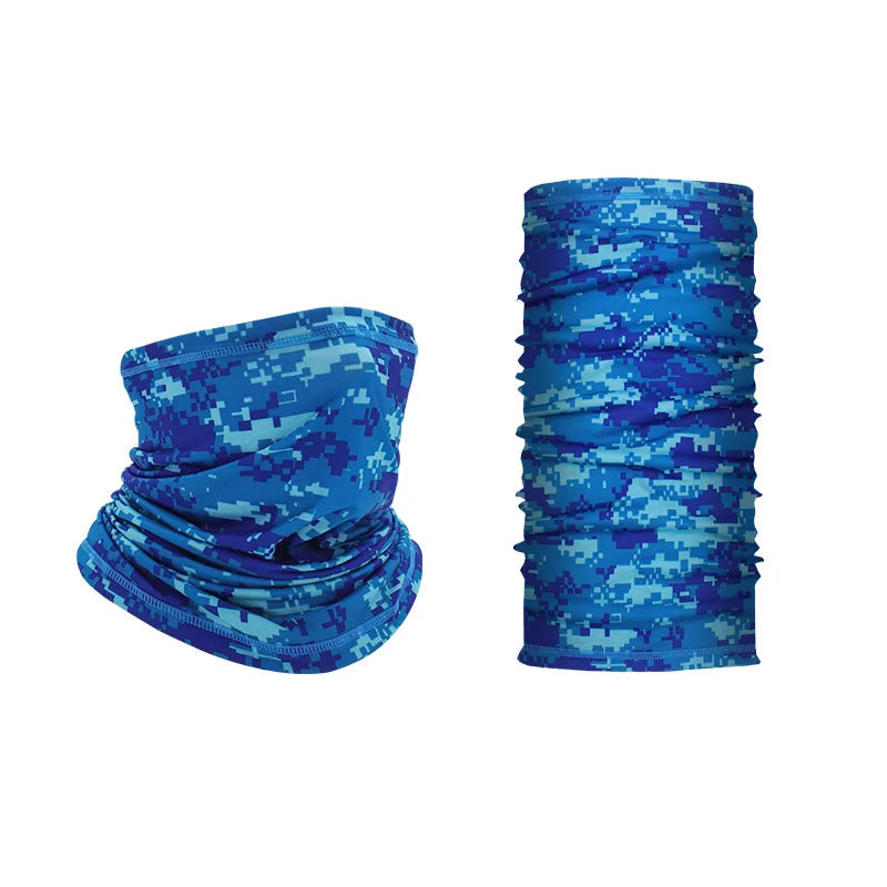 Unisex Magic Zijde Sjaal – Outdoor Sport Balaclava & Nekwarmer – Ademend, UV-bestendig Fiets- en Wandelsjaal