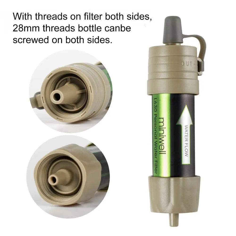 Outdoor Gravity Waterfilter – Ideaal voor Hiking, Camping & Survival