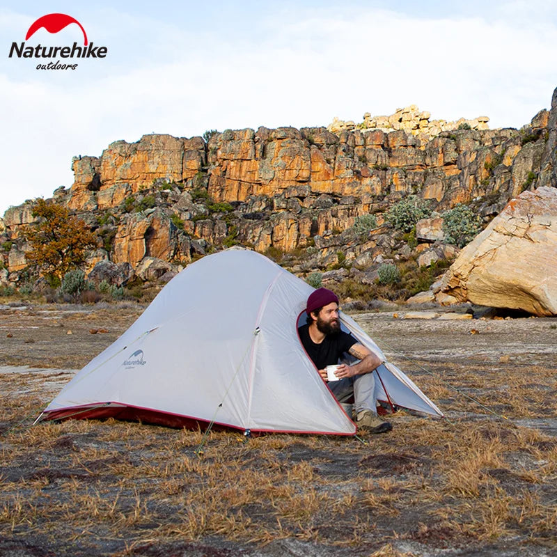 CloudUp 3-Persoons Ultralight Camping Tent – 20D Silicone, Dubbele Laag & Aluminium Frame