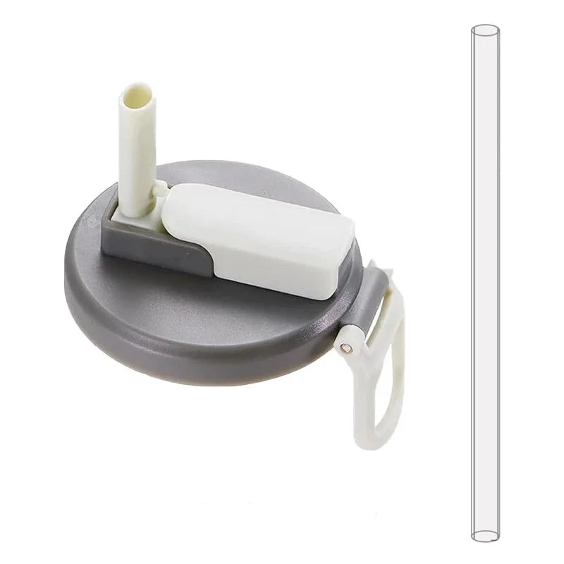 2-Color Silicone Can Lids with Straws – BPA Free, Reusable Accessories for Soda, Beer and Juice Cans