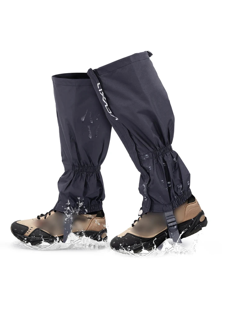 Lixada Gaiters – Waterdichte & Winddichte Beenbeschermers voor Skiën, Wandelen & Klimmen