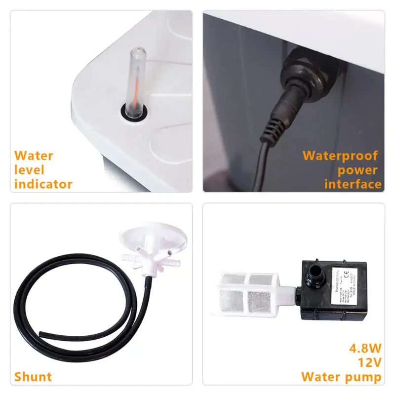 Hydroponisches Anbausystem – vertikales DIY-Grünsystem für Balkon und Hausgarten