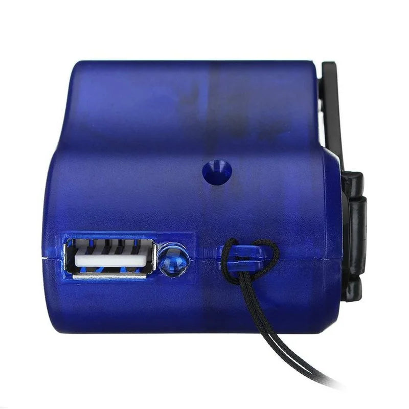 EDC Hand Crank USB Oplader – Noodoplader voor Camping, Hiking en Survival
