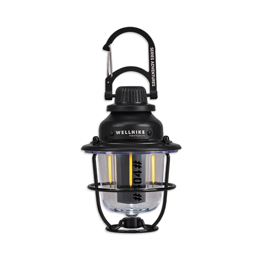 Camping LED Retro Lantaarn | Waterdicht | Dimbare Outdoor Lamp met Type-C Opladen
