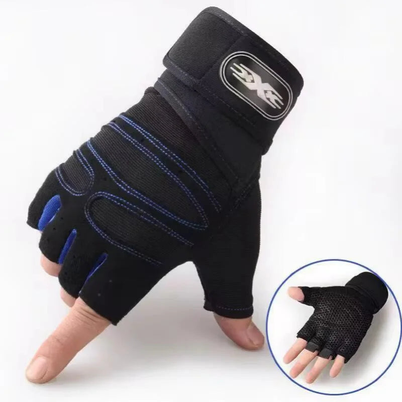 Ademende Half Finger Fitnesshandschoenen โ Slijtvaste Sporthandschoenen voor Fietsen, Klimmen & Outdoor