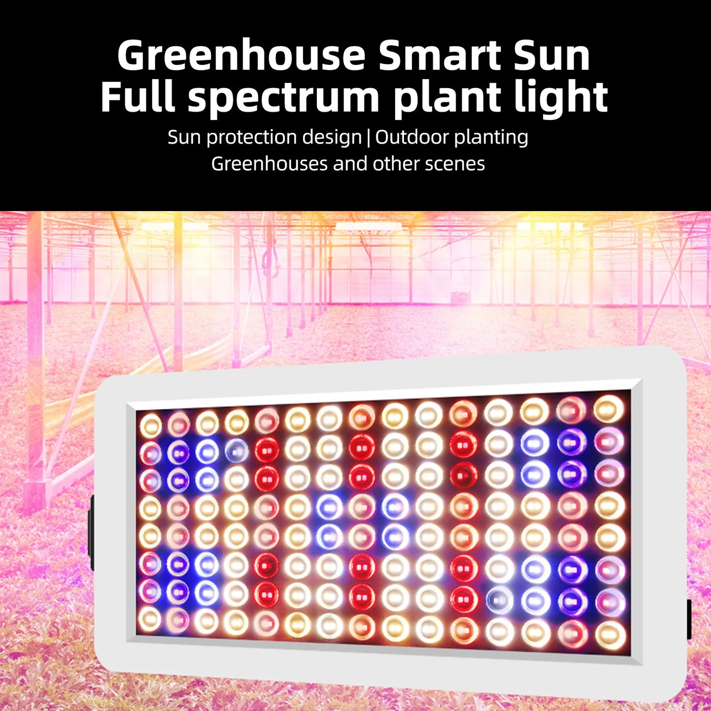 LED Groeilampen voor Binnenplanten - Volledig Spectrum, 3 Modi, Timer en Afstandsbediening