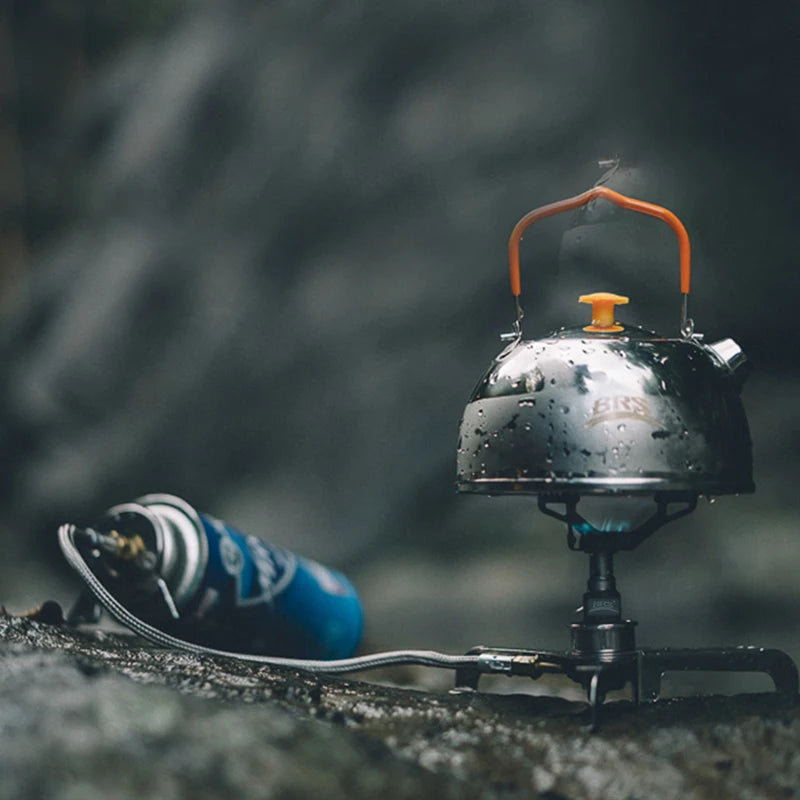 Mini Camping Gasfornuis | Ultralichte Titanium Kooktoestel voor Hiking en Picknick | BRS-3000T