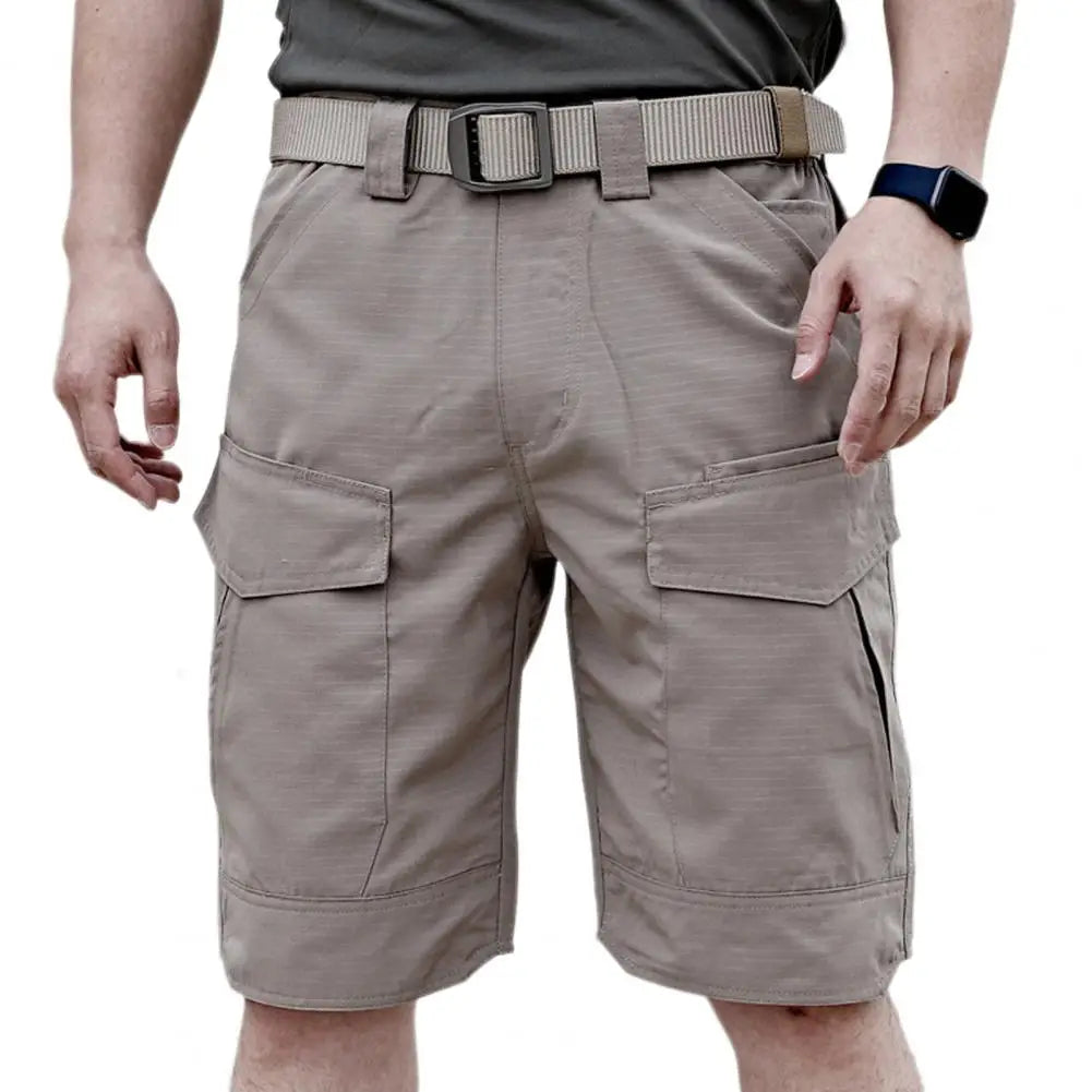 Heren Cargo Shorts – Waterdichte Outdoor Korte Broek met Meerdere Zakken