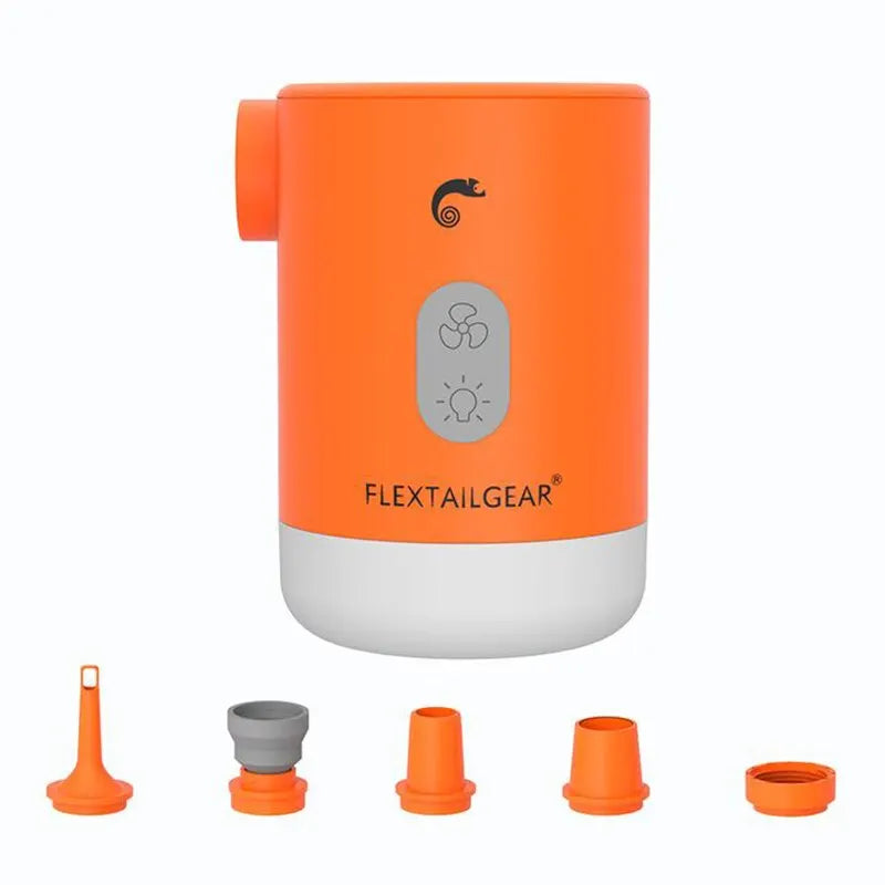 MAX PUMP 2 PRO | Draagbare Elektrische Luchtpomp met Campinglamp en Noodstroomvoorziening voor Outdoor
