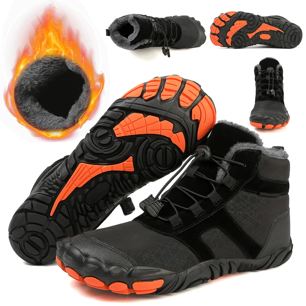Winter Snow Boots - Waterbestendige Anti-Slip Hiking Schoenen voor Buiten, Lichtgewicht en Koudbestendig Trekking Boots voor Reizen