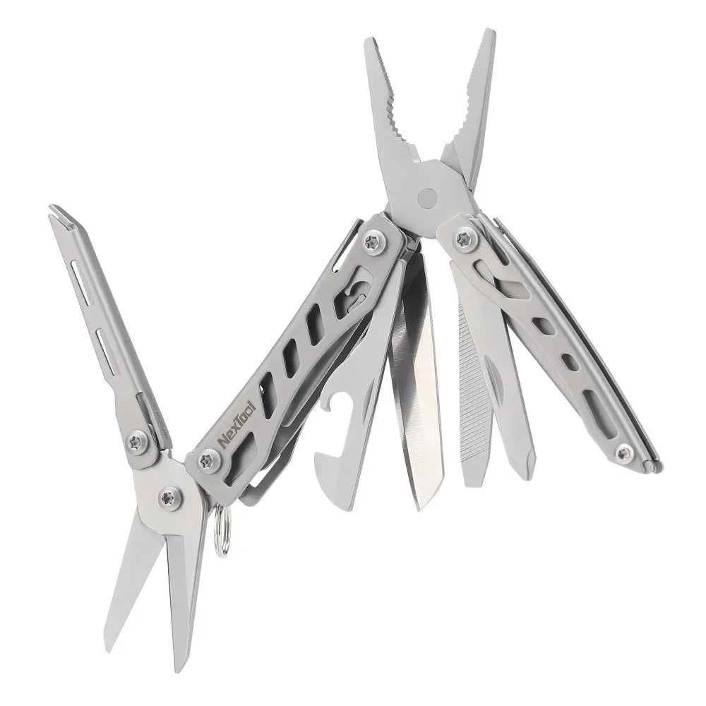 NexTool Mini Flagship 10-in-1 Multitool – Multifunctionele Vouwbare EDC Handgereedschap voor Outdoor en Dagelijks Gebruik