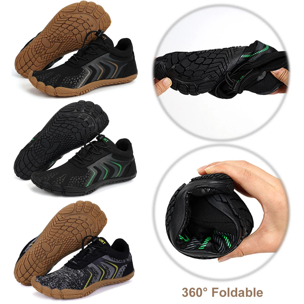 Unisex Aqua Schoenen voor Wateractiviteiten - Ademend en Sneldrogend, Non-Slip Barefoot Beach Schoenen voor Zwemmen, Duiken en Trekking