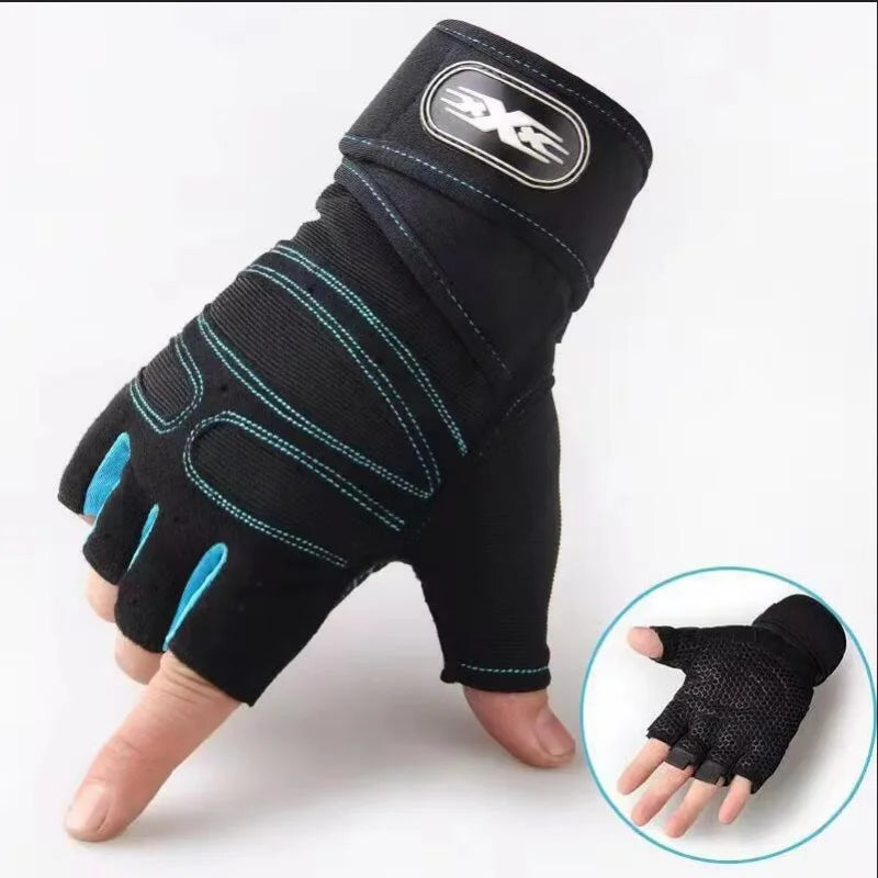 Ademende Half Finger Fitnesshandschoenen โ Slijtvaste Sporthandschoenen voor Fietsen, Klimmen & Outdoor