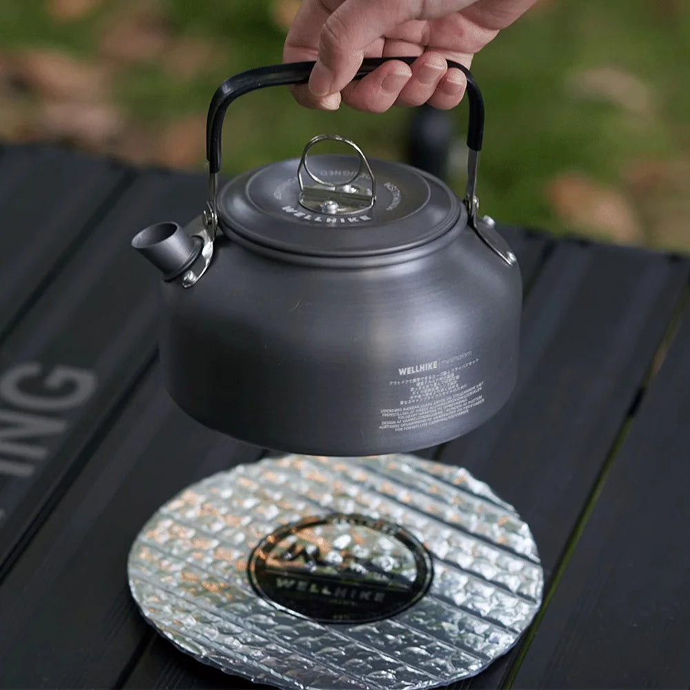 Camping Kookset met Waterketel & Draagbare Kooktoestel – Outdoor Kookgerei