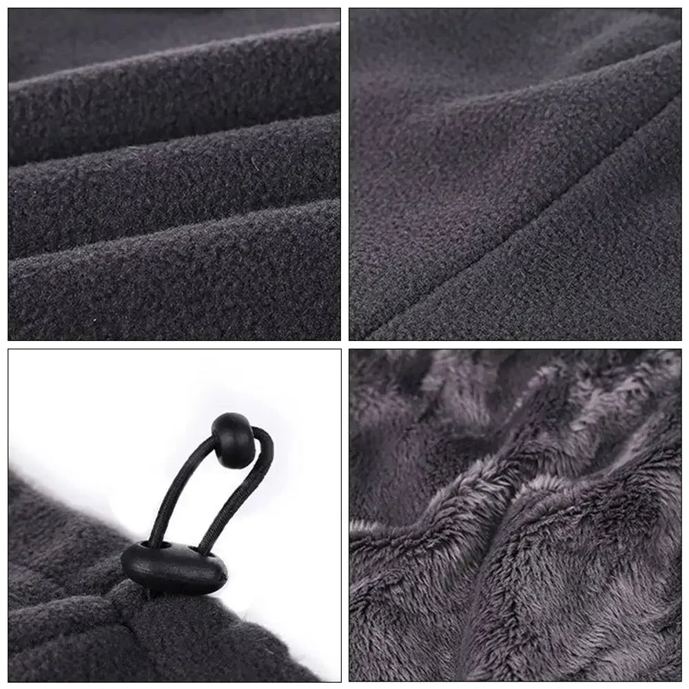 Winddichte Thermische Fleece Nekwarmer – Verstelbare Ski Masker en Buis Sjaal voor Outdoor Sporten - Uniseks
