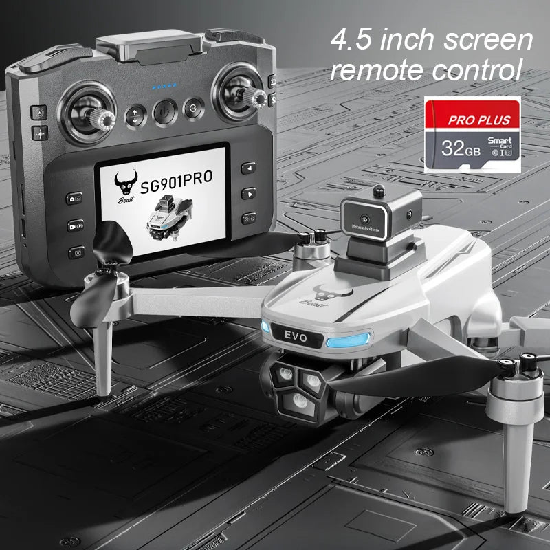 8K Professionele GPS Drone – HD Camera, 5G WiFi FPV Video, 4K UAV met 5.9'' Groot Scherm Afstandsbediening – SG109 PRO MAX - Bivy Shop