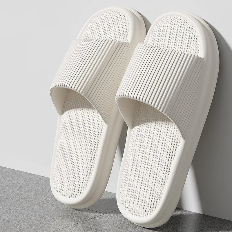 Nieuwe Heren EVA Slides - Non-Slip Open Teen Slippers, Sneldrogend voor Binnen, Douche en Wandelen