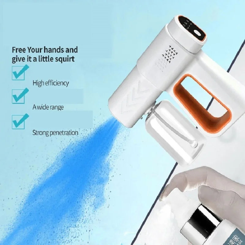 Professioneller tragbarer elektrischer Nano-Sprüher – 380 ml berührungsloser Desinfektionsnebel