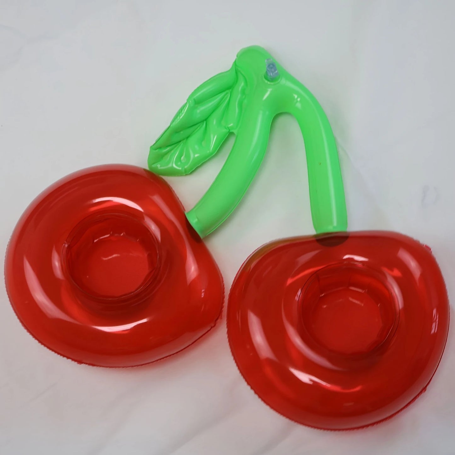 Opblaasbare Dubbele Drinkhouder – Kersenvormige Floating Cup Holder – Voor Zwembadfeestjes