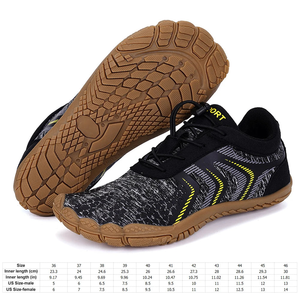 Unisex Aqua Schoenen voor Wateractiviteiten - Ademend en Sneldrogend, Non-Slip Barefoot Beach Schoenen voor Zwemmen, Duiken en Trekking