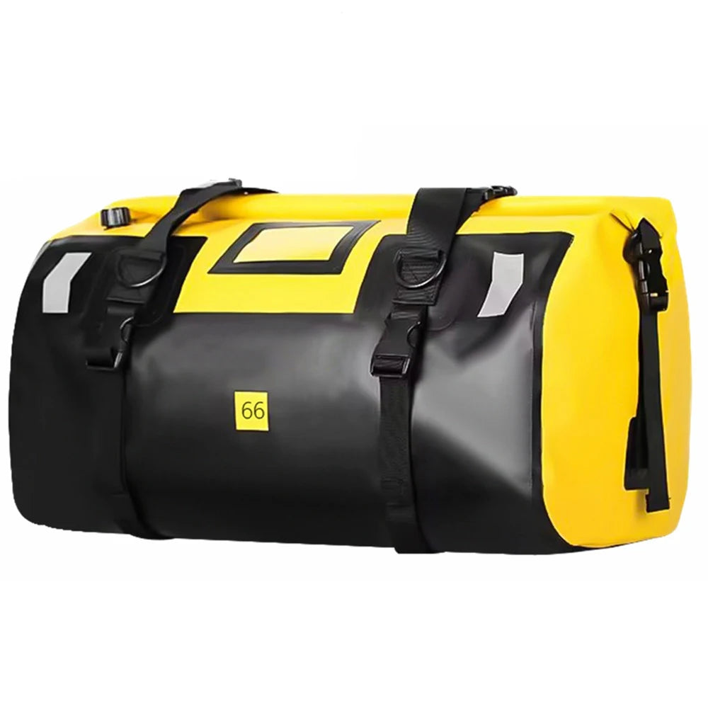 Motorcycle Dry Bag 40L/66L - Waterdichte Reflecterende Duffle Bag voor Reizen, Kamperen, Skiën, Fietsen, en Outdoor Avonturen