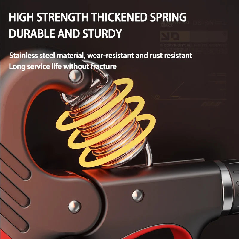 Verstelbare Grip Strengthener voor Handen en Polsen – Hand Krachttrainer voor Fitness, Herstel en Spiertraining (5-100kg)