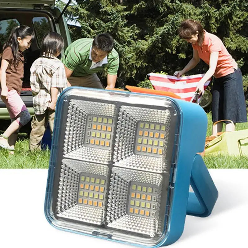 Oplaadbare Campinglamp | Zonne-energie | Krachtige Floodlight