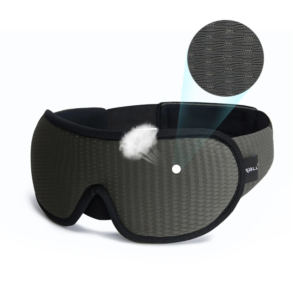 3D Slaapmasker - Blokkeer Licht, Zachte Gevoerde Oogmasker voor Slaap, Reis, en Ontspanning