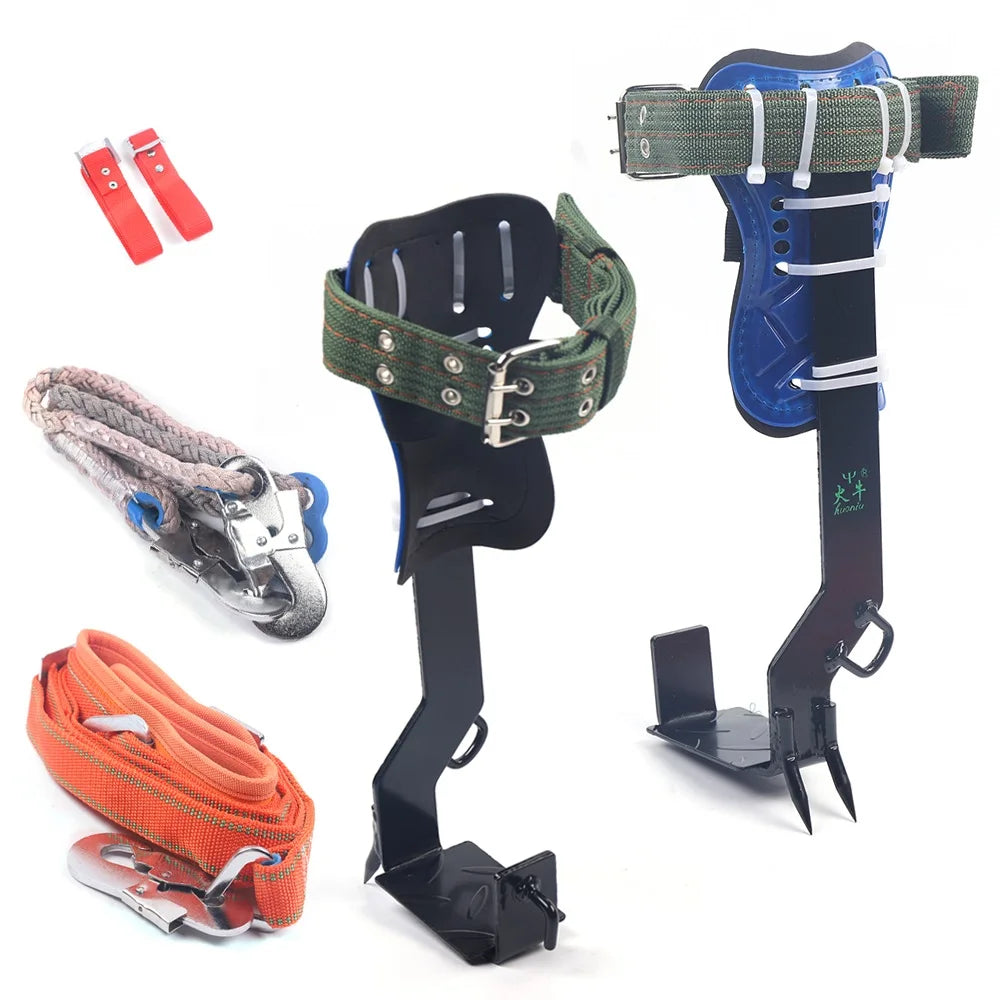 Tree Climbing Spike Set - Draagbare Klimsporen met Veiligheidsriem, Belasting 100kg voor Jacht en Fruitplukken